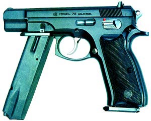 9-мм автоматический пистолет CZ-75FA (Чехословакия)