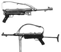 Предсерийный образец пистолета-пулемета МР.38 1938 года выпуска (из германского наставления 1938 года)