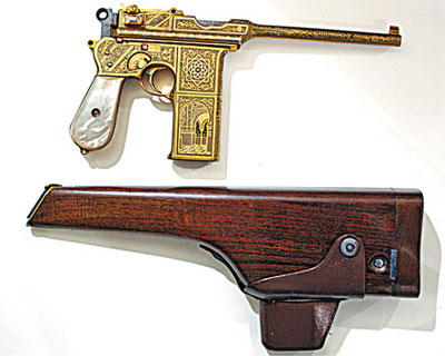 7,63-мм автоматический пистолет Астра Модель 903 с кобурой-прикладом. Испания