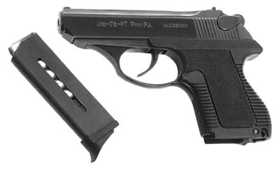 9-мм газовый пистолет ИЖ-78-9Т с возможностью стрельбы резиновыми пулями