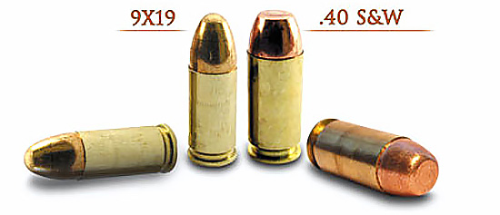 Canik P100 и Canik P120 используют боеприпасы 9х19 и .40 S&W