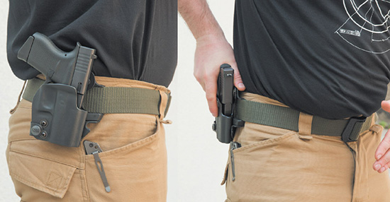 Даже карманный пистолет лучше носить в кобуре — например, от компании Front Line