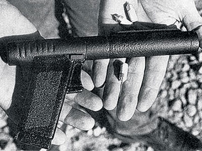 Мифический пистолет Glass Gun. Его снимки и схемы появились в журнале Modern Gun и расползлись по другим изданиям. Существует ли он на самом деле или это отлично выполненная мистификация – до сих пор неизвестно.