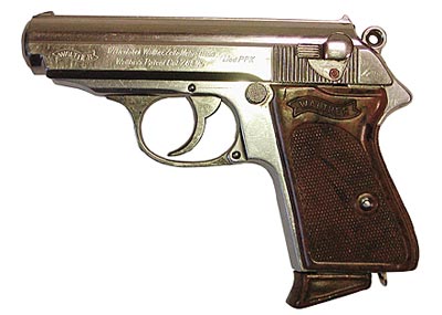 7,65-мм пистолет «Вальтер» РРК с никелированным покрытием