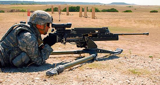 Новый 12,7-мм пулемет должен появиться в ВС США в 2012 г.