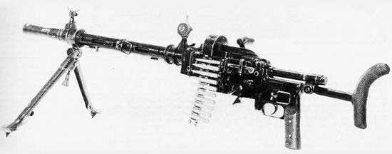 Ручной пулемет «Мадсен» модели 1942, переделанный в Германии