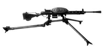 7,62-мм ручной пулемет ДП на универсальном треножном станке (для ведения наземной стрельбы)
