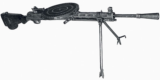 Ручной пулемет Дегтярева - «7,62-мм ручной пулемет обр. 1927 г.» или ДП («Дегтярев пехотный»)