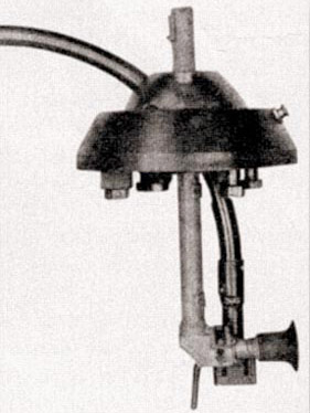 Вариант искривленного ствола-насадки Vorsatz PZ, смонтированного в шаровой установке с перископическим прицелом