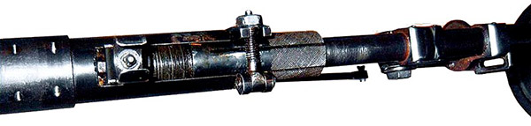 Муфта искривленного ствола-насадки для ручного пулемета Дегтярева РПД
