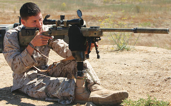 Снайперские винтовки M40 морпехов США комплектуются ложами McMillan A1, A3 либо A5