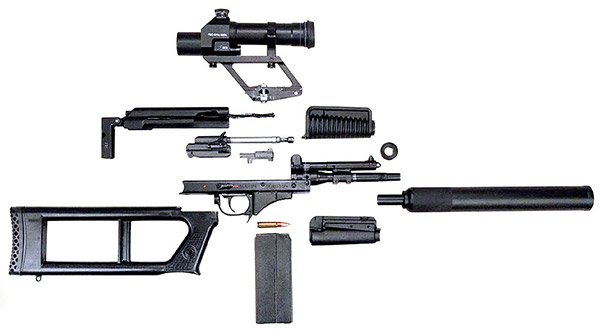 Неполная разборка снайперской винтовки ВСК-94