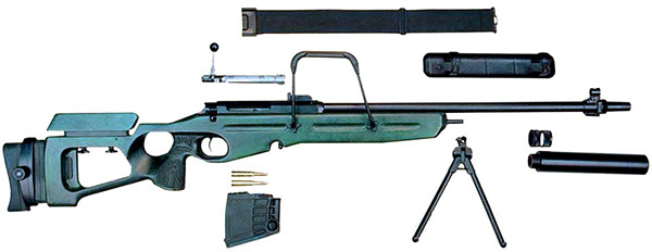 Неполная разборка снайперской винтовки СВ-98