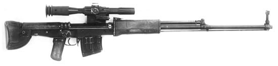 Опытная снайперская винтовка Константинова, принимавшая участие в конкурсе