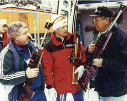Дитер Аншутц, Владимир Драчев со своим тренером в Рупольдинге, 1996 год