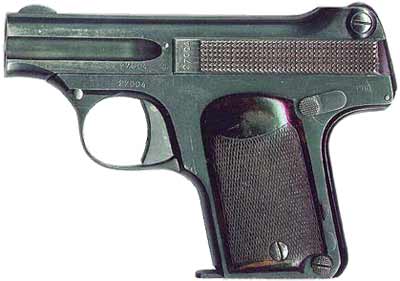 Пистолет Clement Mle. 1908
