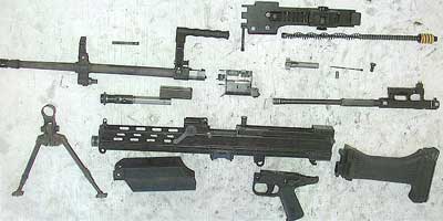 Пулемет HK MG43 неполная разборка