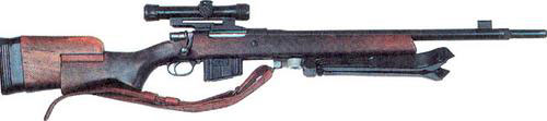 FN 30-11 с ремнем и обратным креплением сошек