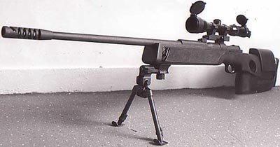 Mauser SP66 на сошках