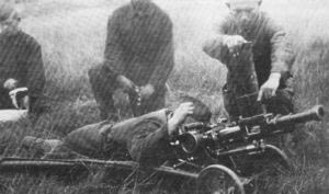 Испытания автоматического гранатомета Таубина калибром 40,8 мм (примерно 1938 год)