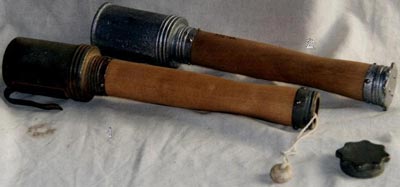 Финские наступательные гранаты созданные по образцу германских гранат образца 1915 и 1917 годов