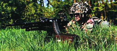 Единый пулемет FN MAG в бельгийской армии