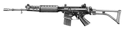 5,56-мм автоматическая винтовка FN СAL (со складывающимся металлическим прикладом)
