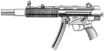 9-мм пистолет-пулемет МР.5 SD1